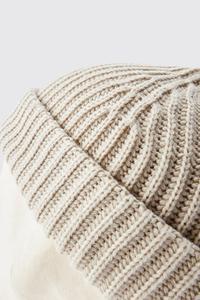 Gorro de Punto Acanalado con Logotipo Personalizado para Hombre, Gorro de Invierno Cálido con Borde, Tejido de Primera Calidad, Gorros Unisex al por Mayor - Product Image 3