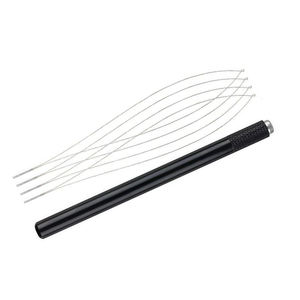 Kit d'accessoires pour extensions capillaires OEM : Pince de retrait d'extensions, Aiguilles à tisser, Ciseaux coupe-fils, Grande pince à cheveux - Product Image 2