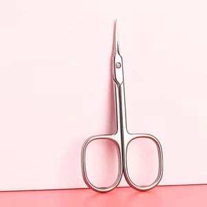 Tijeras para Cutículas de Acero Inoxidable, Hoja Recta, Punta Afilada, Herramienta de Manicura Profesional de Grado Salón, Logotipo Personalizado, Precio Bajo - Product Image 3