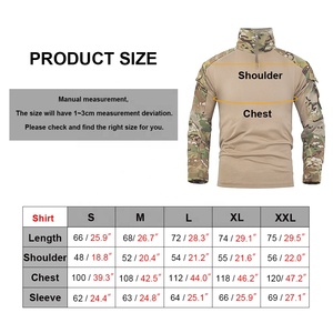 Camisa Táctica Ligera de Manga Larga para Hombre Sinairsoft, de Algodón y Poliéster, Camuflaje, Cómoda, con Logotipo y Color Personalizados - Product Image 6