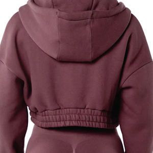 Nouveautés : Ensemble tendance en coton pour femme, sweat à capuche et short délavé, collection printemps, prix promotionnel 2026 - Product Image 2