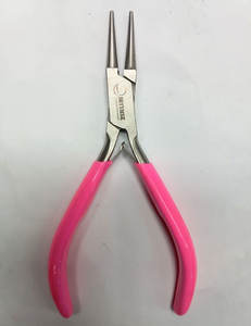 Pince à bec rond pour bijoux, en acier inoxydable durable, pour pliage de fil de précision, idéale pour les artisans de bijoux et les professionnels. - Product Image 2