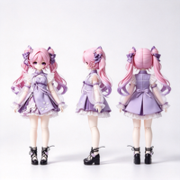 Figurine d'action personnalisée en PVC de personnage d'anime, poupée BJD avec articulations flexibles et mobiles pour collection et exposition, OEM ODM