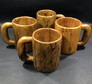 Ensemble de tasses à bière en bois, style américain, écologique, souvenir de rentrée scolaire, outils de bar, tasses à vin et à bière, 2 pièces - Product Image 3