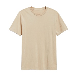 Camisetas Clásicas de Cuello Redondo para Hombre, Manga Corta, Lisas, Transpirables, Casuales, de Color Sólido, 100% Algodón - Product Image 1
