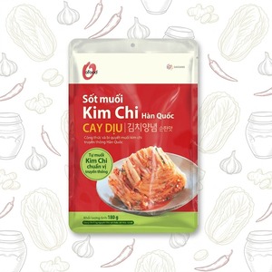 Salsa de Kimchi Coreano con Sabor a Especias Suaves, Bolsa de 180g – Pasta de Chile O'food Lista para Usar para Kimchi de Repollo Napa - Product Image 4