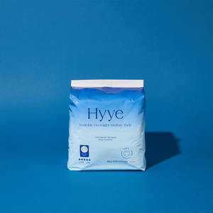 oem odm HYYE Pure Cotton OEM Panty Type M~L Size Wearable Overnight <b>Sanitary</b> Pads Super Absorbent 6 Pieces Personal Care - Product Image 5