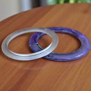 Calm and Chic Resin <b>Bangles</b> for Wellness and Self-Care Rituals by Tradebyd - Product Image 1