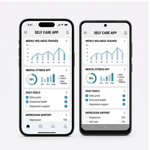 Royalcraft Mental Health App – Stress Relief, Meditation, Mood Tracker, Therapy Support & Wellness - Product Image 3