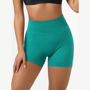 Shorts Deportivos de Alta Calidad para Mujer, Cintura Alta, Secado Rápido, Sin Costuras, Ajustados, para Fitness, Gimnasio, Yoga - Product Image 1