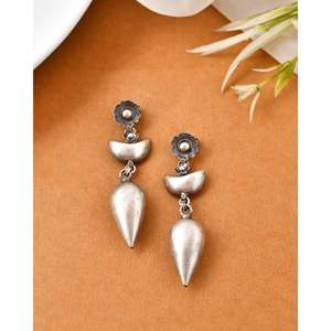 Pendientes de Plata de Moda Meera Jaipur Sharu - Product Image 3