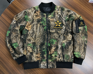 Custom Sublimation Bomber Real Tree <b>Camouflages</b> <b>Jacket</b> for Men Women OEM Wholesale Polyester Varsity <b>Jacket</b> - Product Image 6