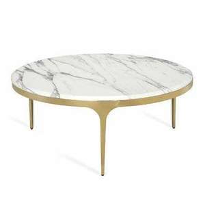 Mesa de Centro en Oferta, Madera de Mango Sólida, Acabado Negro Puro con Acabado Arenado, Elegante, para Sala de Estar, Mesa de Café Plegable - Product Image 2