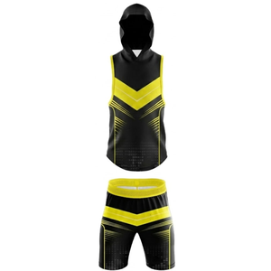 Uniformes de football 7V7 respirants sur mesure de haute qualité, grandes tailles, avec design de compression sublimé - Product Image 1
