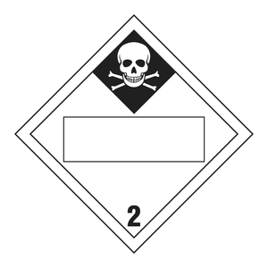 Panneau d'avertissement pour véhicule transportant des matières dangereuses Brady DOT - Options en PVC durable, aluminium et PC - Product Image 1