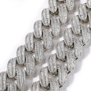 Bracelet tendance en diamant pour femmes et filles, bracelets haut de gamme personnalisés, 18,5 grammes, or jaune 24 carats, bijoux en diamant IGI, 24 diamants moissanite - Product Image 4