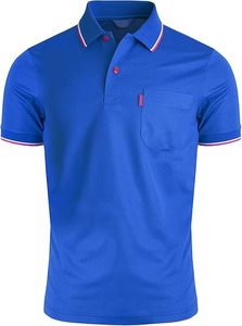 Chemise de golf personnalisée avec logo, poche unie, tissu modal à séchage rapide, durable - Product Image 3