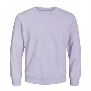 Wholesale Factory Direct Mens Sweat Shirt Soft Cotton Fleece <b>Material</b> Crew Neck Long Sleeve Style Sweat Shirt with Customization - Product Image 1