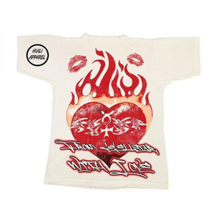 Camiseta Negra de Manga Corta para Hombre, Estilo Punk, Cuello Redondo, Corte Regular, 100% Algodón Tejido, Transpirable, Diseño Personalizado, Estilo Urbano - Product Image 2