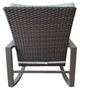 Ensemble de meubles de jardin en rotin PE KD moderne, 2 chaises confortables, table résistante aux intempéries, design contemporain pour appartement - Product Image 5