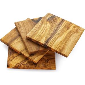 Sous-verres en bois carrés d'acacia de haute qualité pour le café - Product Image 6