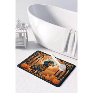 Teckel automne mousse à mémoire de forme tapis de bain lavable en Machine Anti-Fatigue tapis de cuisine coussin confort accessoire - Product Image 3