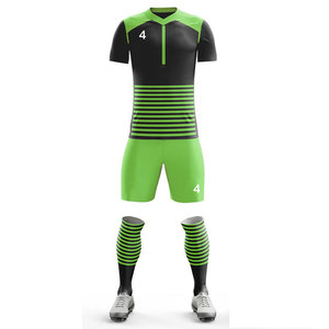 Quick Dry Sports Uniform Sets Soccer Uniform Men Customized Option Football Jersey Kits Printed Rugby <b>Athletic</b> Sets Summer - Product Image 2