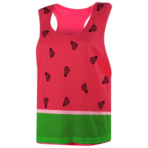 <b>Women's</b> Flamingo Lacrosse Pinnie Reversible <b>Mesh</b> Tank <b>Top</b> Sublimation Print Breathable Sport Wear <b>Women's</b> Flamingo Lacrosse - Product Image 3