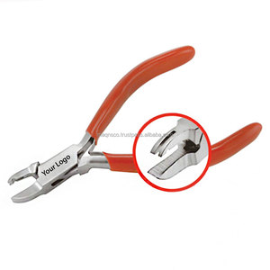 Pince à sertir les pierres Zetomed Pro en acier inoxydable 130 mm pour la fabrication de bijoux, pour saisir et plier les fils - Product Image 3