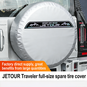 เหมาะสำหรับ Jetour Traveler Mountain & Sea T2 ฝาครอบยางอะไหล่แบบเต็มตัว ฝาครอบยางอะไหล่ท้ายรถ ป้องกันยางอะไหล่แบบดัดแปลง - Product Image 1