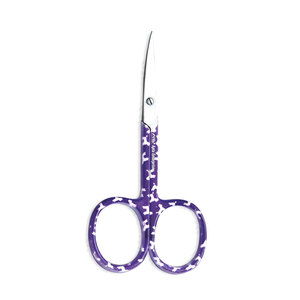 Precision Safety Trimming Scissors for Men Professional Moustache and Facial Hair Beard Trimming <b>Safe</b> <b>Tools</b> Purple - Product Image 1
