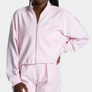 Ensemble survêtement femme personnalisé avec logo, sweat à capuche et pantalon de jogging en molleton doublé coton, ensemble de survêtement vierge - Product Image 1
