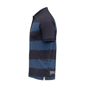 Camisetas de golf para hombre de tela de poliéster transpirable de alta calidad OEM con estampado por sublimación, elegantes y frescas, multicolor. - Product Image 3