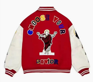 <b>Mens</b> Letterman <b>Baseball</b> <b>Jacket</b> with Snap Button Closure and Classic Athletic Design <b>for</b> Casual Fashion - Product Image 5