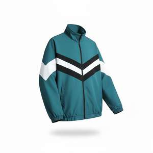 Veste coupe-vent pour homme de haute qualité, entièrement sublimée, tissu respirant, motif uni, fermeture éclair, imperméable, à prix raisonnable - Product Image 2