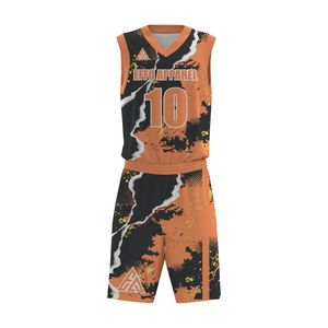 Premium Custom Basketball Uniform Breathable Moisture Wicking Jersey And Shorts Set Sublimation OEM ODM Wholesale Manufacturer - Product Image 3
