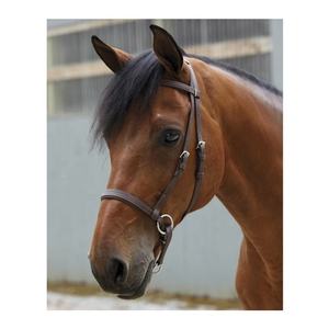 Brida de cuero de una sola corona, sillín occidental inglés acolchado y elevado para protección contra roces y pellizcos - Product Image 4