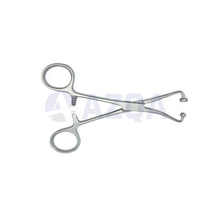 High Quality 4 Inch Backhaus Towel Clamp German <b>Steel</b> <b>Ball</b> Socket Jaws Ratchet Lock Surgical Forceps Manual OEM Wholesale - Product Image 4