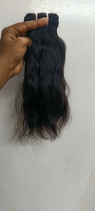 Extensiones de cabello indio virgen Premium 100% cabello humano Remy Natural para trenzar peinados rectos y ondulados profundos - Product Image 2