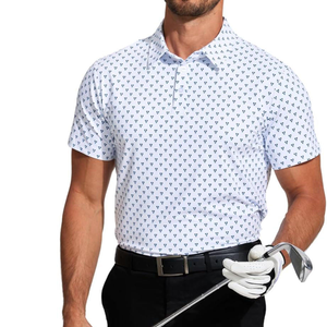 Camiseta de Polo Deportiva Personalizada para Hombre, de Secado Rápido, con Estampado por Sublimación, 92% Poliéster, 8% Elastano, con su Logotipo - Product Image 5