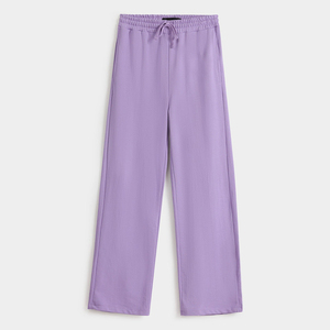 Wholesale Fly Humble SPORTSWEAR Mid <b>Waist</b> Women's Casual Cargo Pants Pocket Summer <b>Trousers</b> <b>Elastic</b> <b>Waist</b> OEM Service Available - Product Image 3