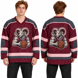 Camiseta de Hockey sobre Hielo para Práctica, 100% Poliéster, Ropa para Pista, Directo de Fábrica, Uniformes de Liga, Calcetines a Juego, Kit para Jugador, Empaque Minorista - Product Image 3