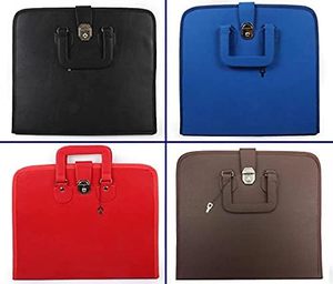 Masonic Regalia Provincial Full <b>Dress</b> Square Compass Apron Case lambskin prince hard <b>funeral</b> cover for men <b>woman</b> aprons - Product Image 4