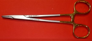 Portaagujas Manuales de Microagujas Más Vendidos, Punta TC de 16 cm, Anillos de Carburo de Tungsteno Dorados, Juego de Instrumentos Quirúrgicos con Certificación CE - Product Image 3