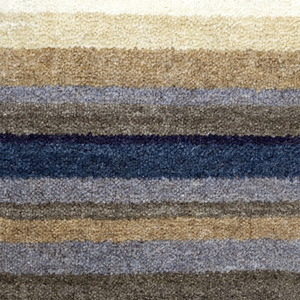 Tapis linéaire abstrait DECORDEC en laine terracotta beige, écologique, antidérapant, texturé, tufté à la main, pour salon et chambre - Product Image 4