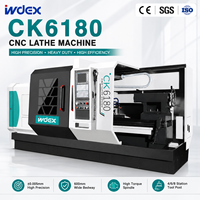 Tour CNC à banc plat CK6180, centre de tournage métallique robuste à long banc, contrôleur Fanuc, CE ISO OEM