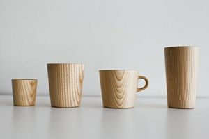 Handmade Wooden Mug Natural Solid Wood Coffee Cup Rustic Finish Eco Friendly Drinkware for Tea Coffee Juice - Product Image 2