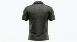 Camisas de Hombre Transpirables Antiarrugas de Manga Corta, Tejidas, con Logotipo Personalizado, Spandex/Poliéster de Alta Calidad - Product Image 3