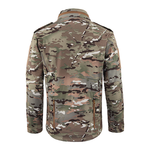 Veste de chasse en softshell camouflage pour homme, imperméable, manches longues, vêtements d'extérieur pour l'automne - Product Image 5