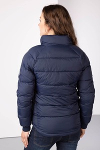 Women's Winter Warm Bubble <b>Puffer</b> <b>Jacket</b> Breathable Coats With Shiny Light Zipper Closure Printed Pattern <b>Crop</b> Style Women - Product Image 3
